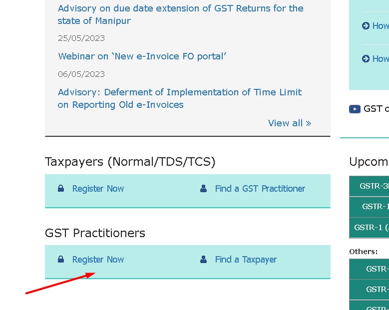 gst portal register now 