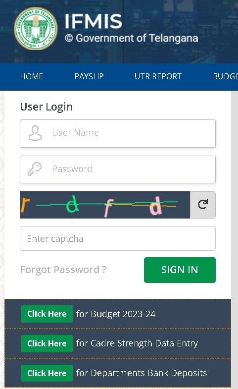 ifmis user login 