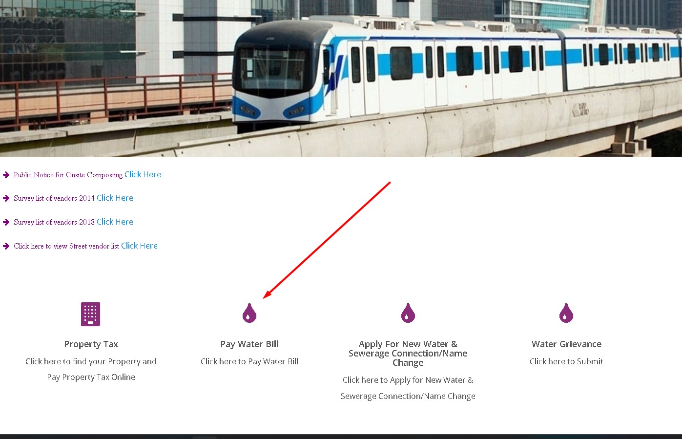 MCG Water Bill [Gurgaon] Online Payment Modes & Receipt