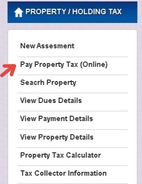 pay property tax option cgsuda