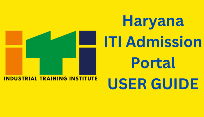 ITI Admission Portal Haryana