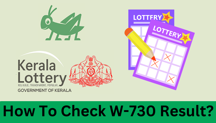 Kerala Lottery W-730 Result