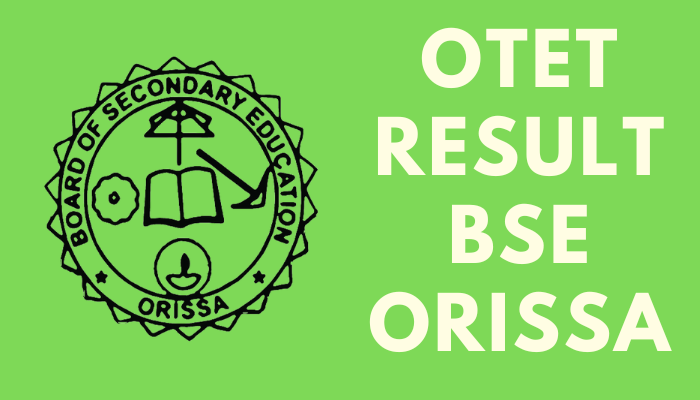 OTET Result BSE Orissa