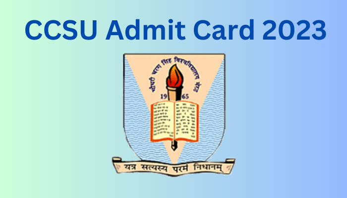 CCSU Admit Card 2023