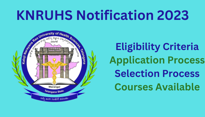 KNRUHS Notification 2023