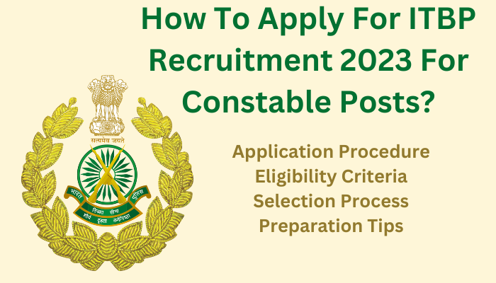 ITBP Recruitment 2023 For Constable Posts